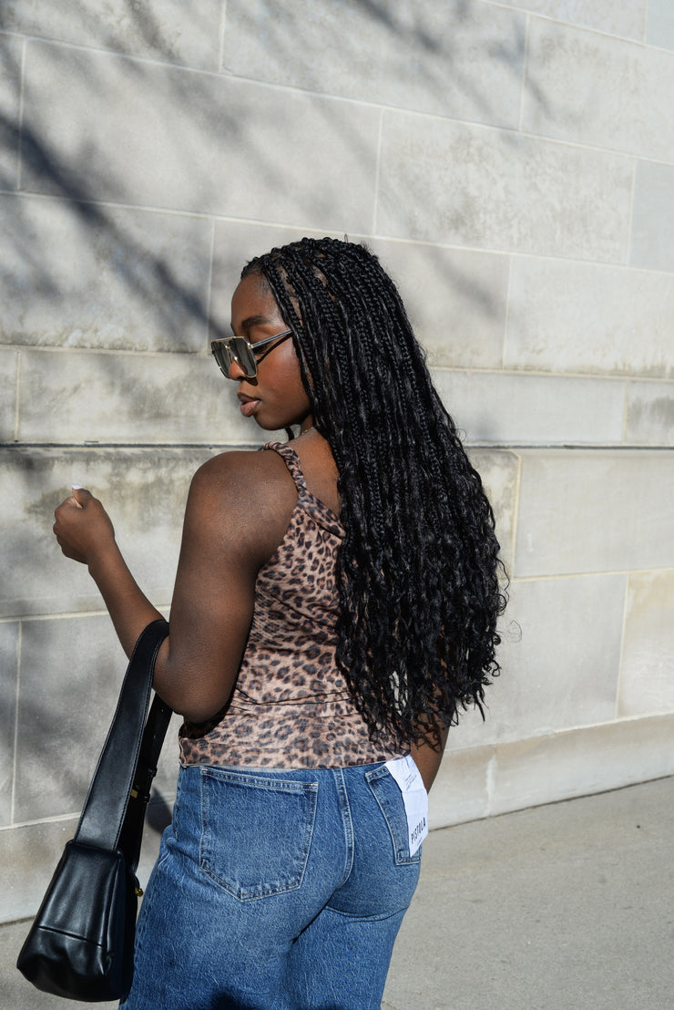 CHEETAH SISTER TOP