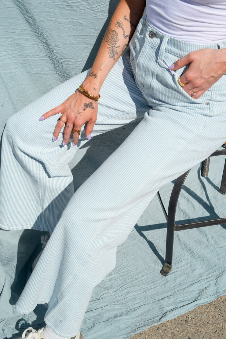 BLUEBELL STRIPE WIDE LEG
