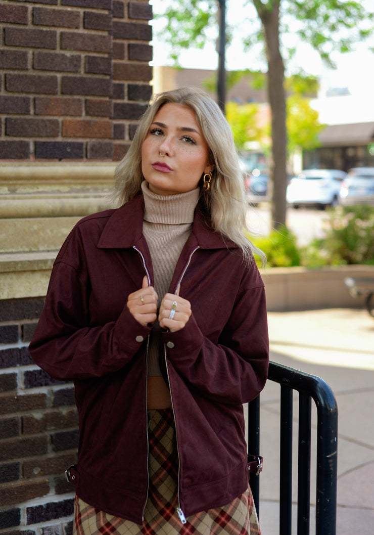 MAPLE SUEDE JACKET