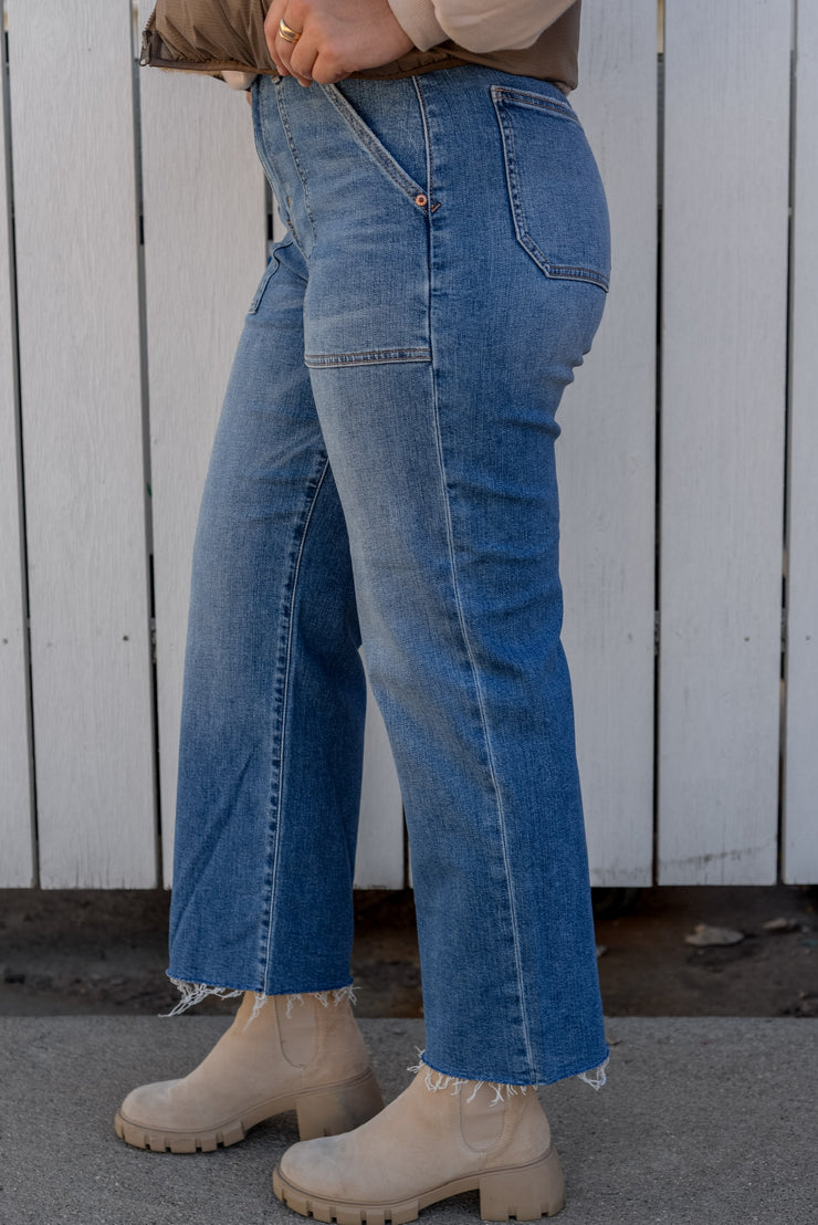 PATCHPOCKET WIDE LEG