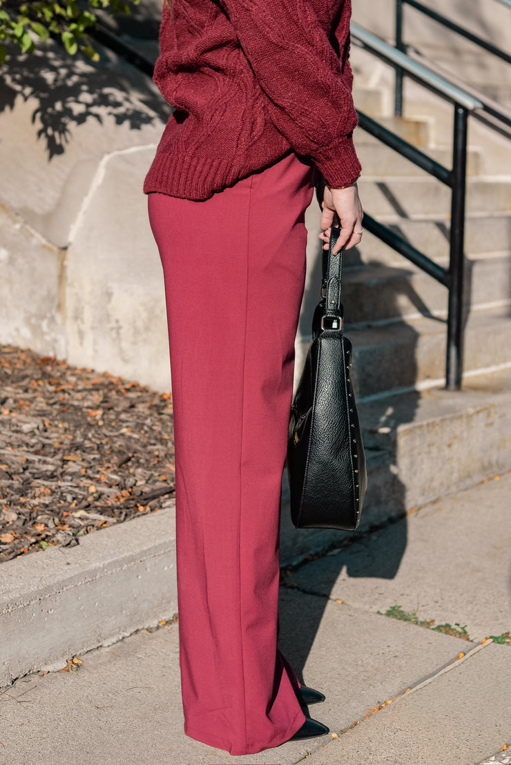 GLASS OF RED TROUSER