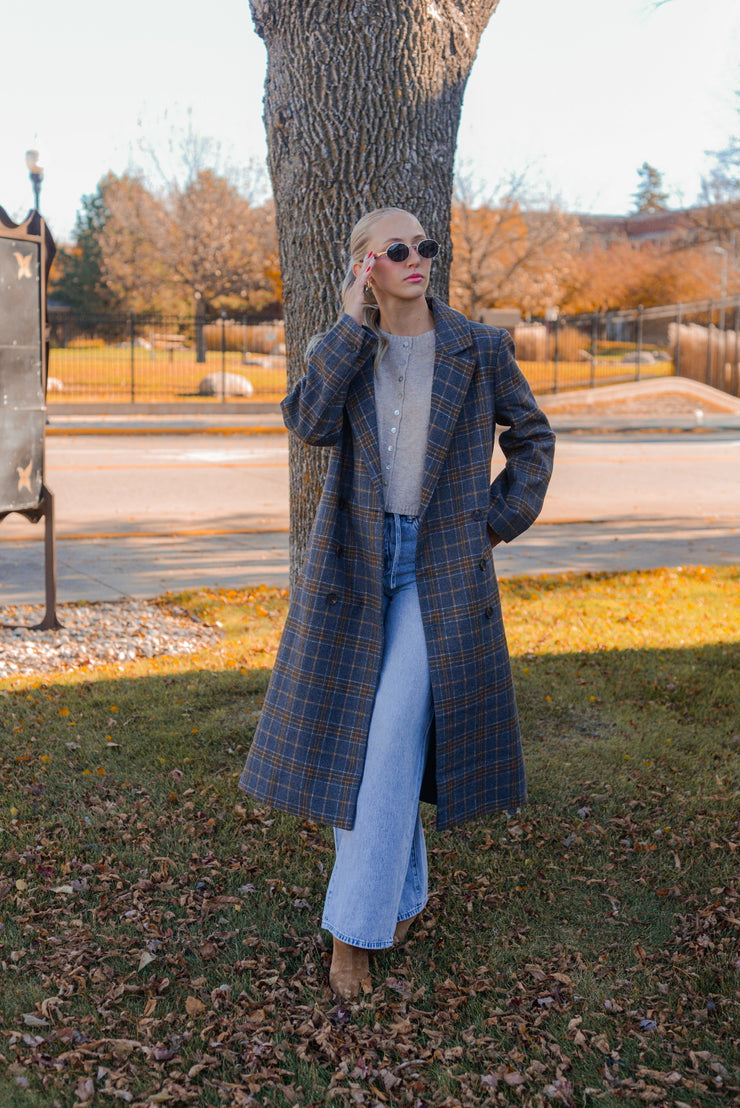 HIGHLAND PLAID COAT