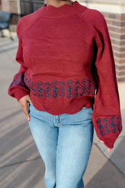 SPICED BERRY KNIT