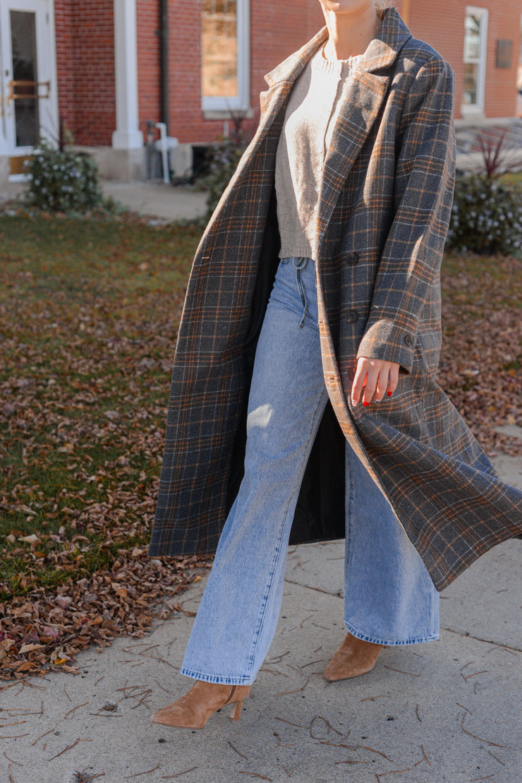 HIGHLAND PLAID COAT
