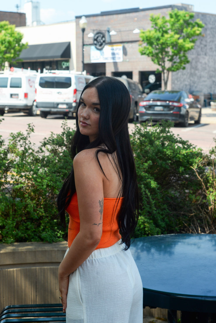NEON SUNSET TUBE TOP