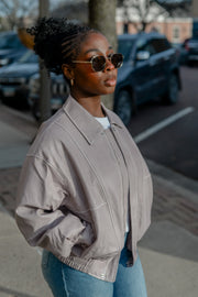 SUGARCOAT LEATHER JACKET