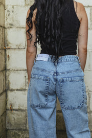 EXTRA BAGGY MID RISE