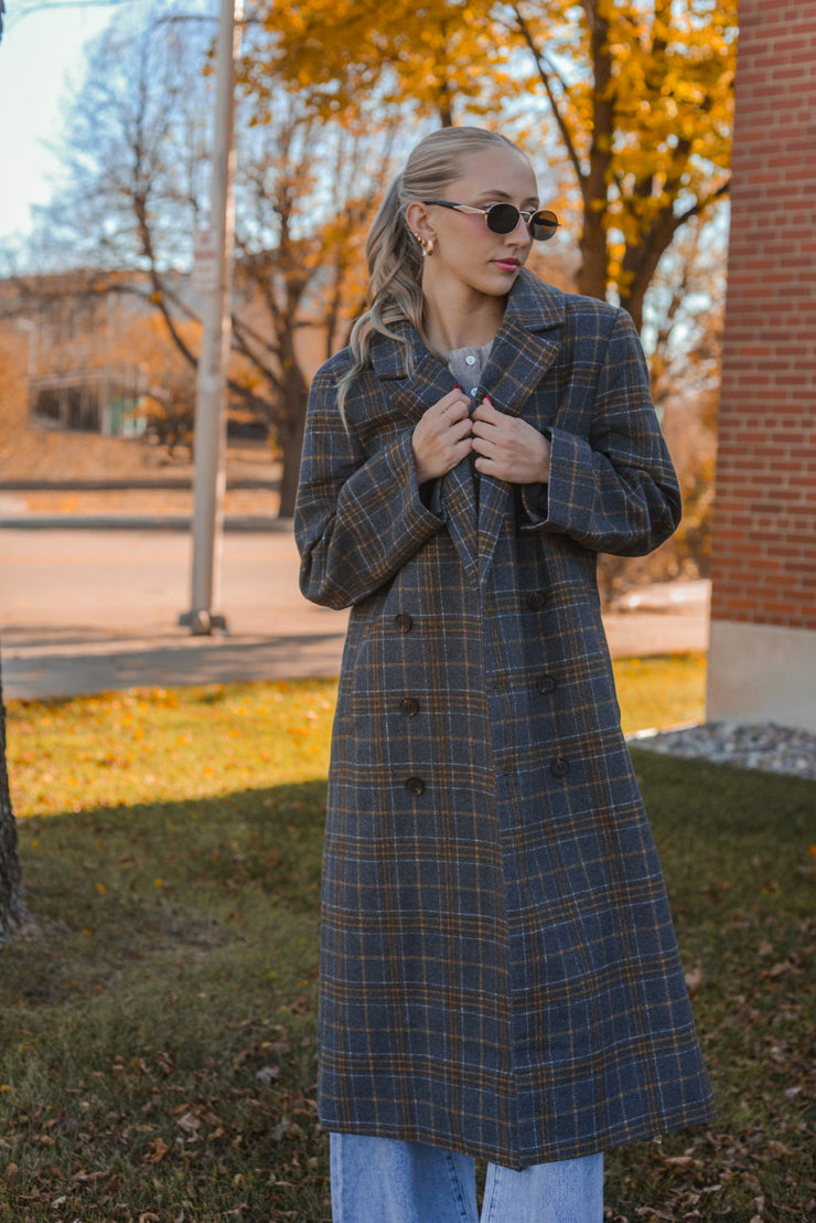 HIGHLAND PLAID COAT