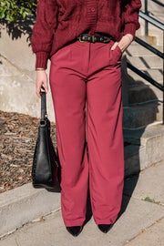 GLASS OF RED TROUSER