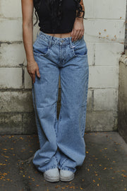 EXTRA BAGGY MID RISE