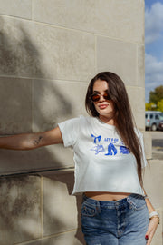 LET'S GO JACKS CROPPED TEE