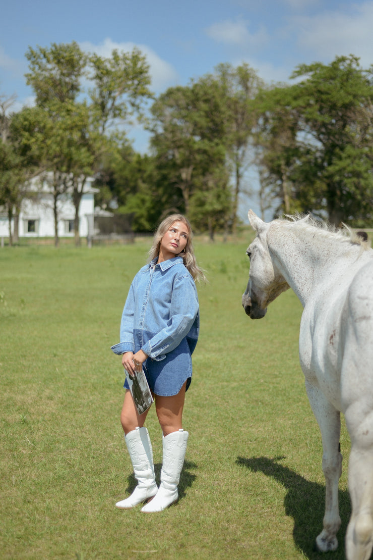RODEO NIGHTS BUTTON DOWN