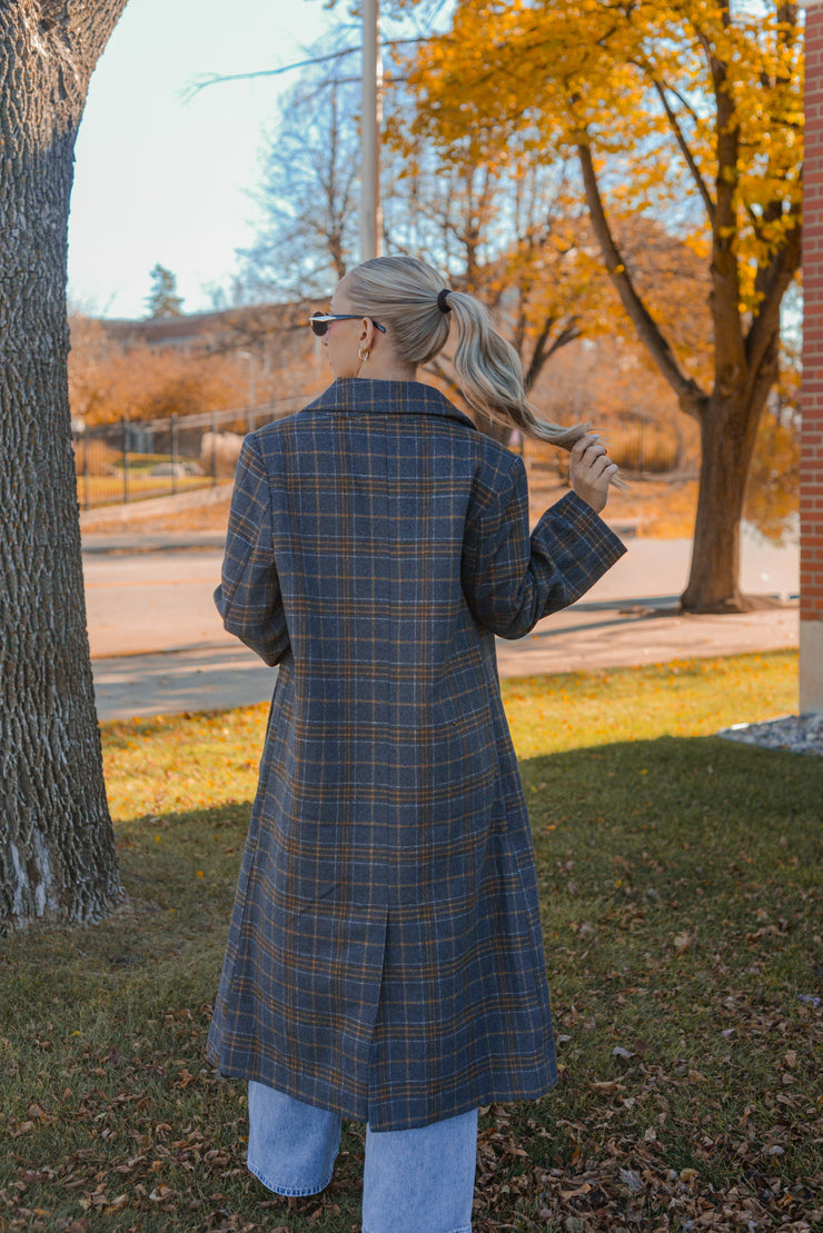 HIGHLAND PLAID COAT