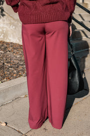 GLASS OF RED TROUSER