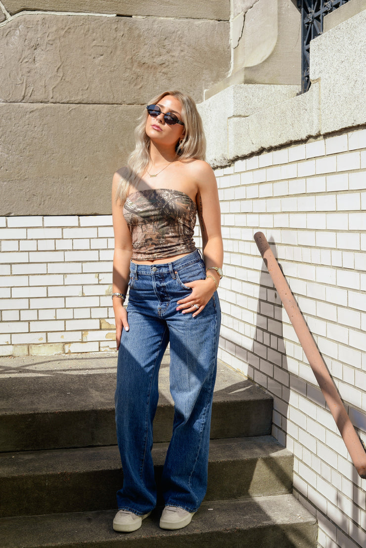 CAMO CRUSH TUBE TOP