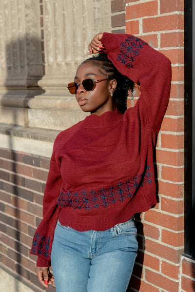SPICED BERRY KNIT