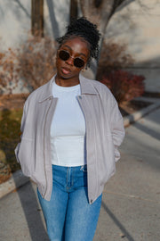 SUGARCOAT LEATHER JACKET