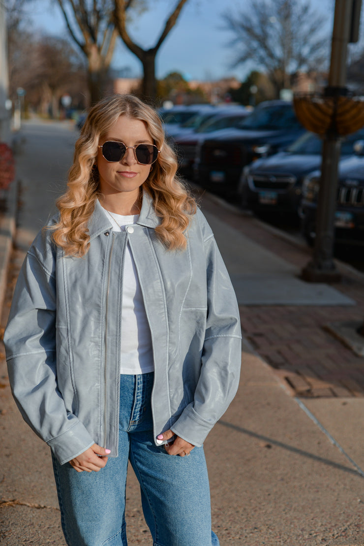 SUGARCOAT LEATHER JACKET