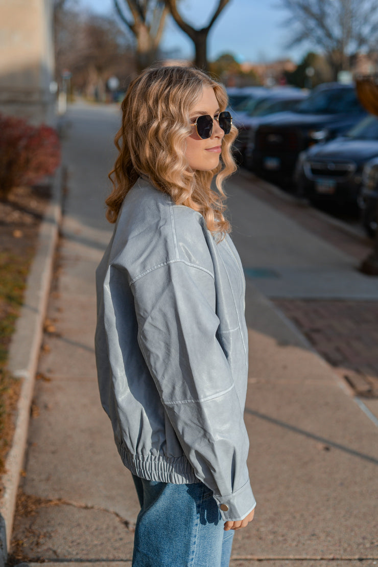 SUGARCOAT LEATHER JACKET