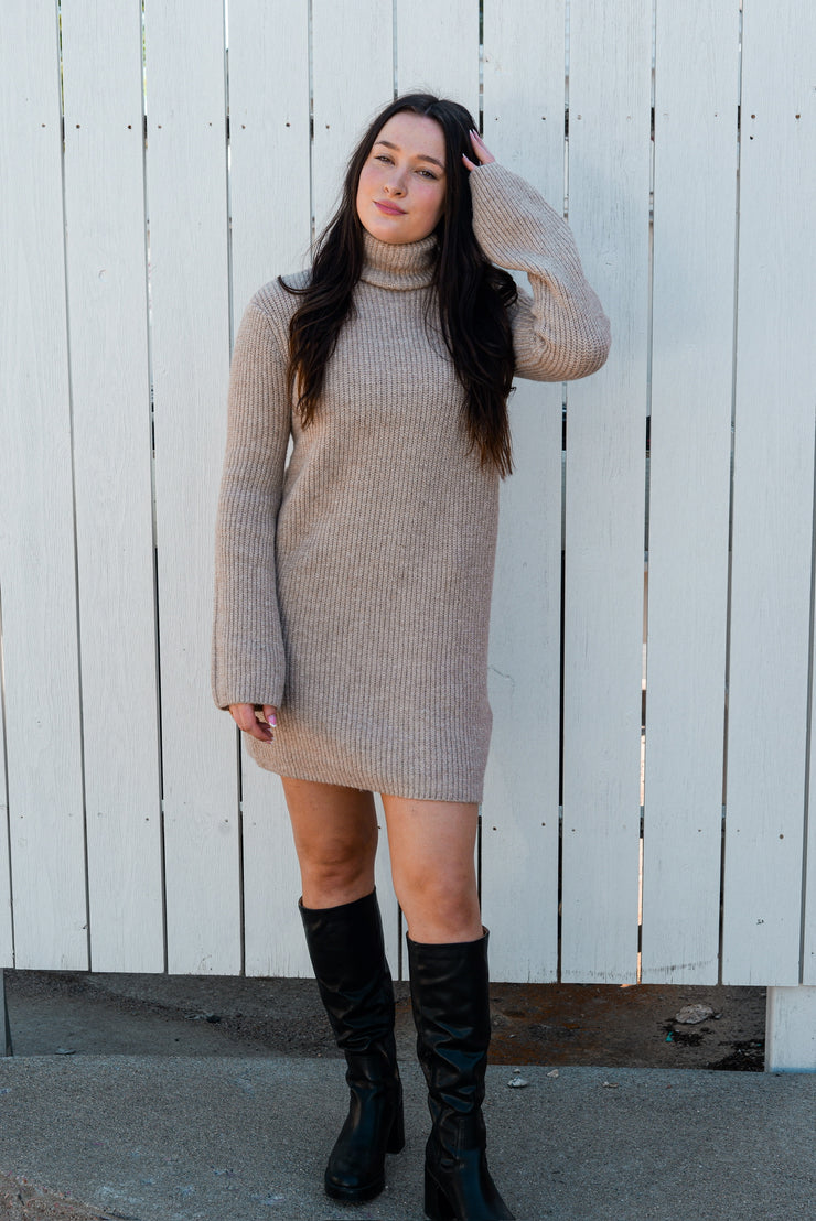 GET COZY SWEATER DRESS