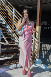 GLASS OF ROSE MAXI