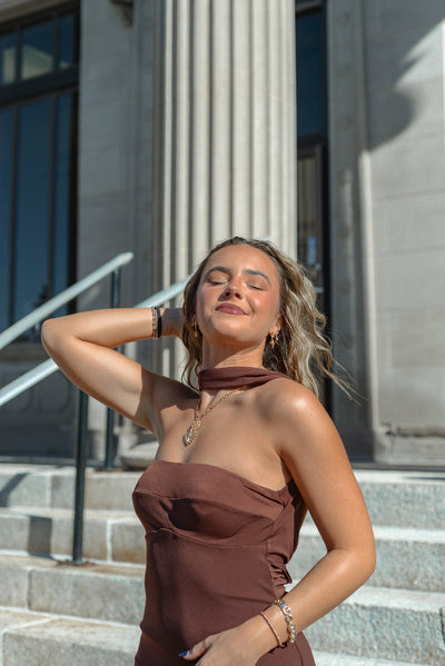 THE CHOCOLATE AFFAIR DRESS