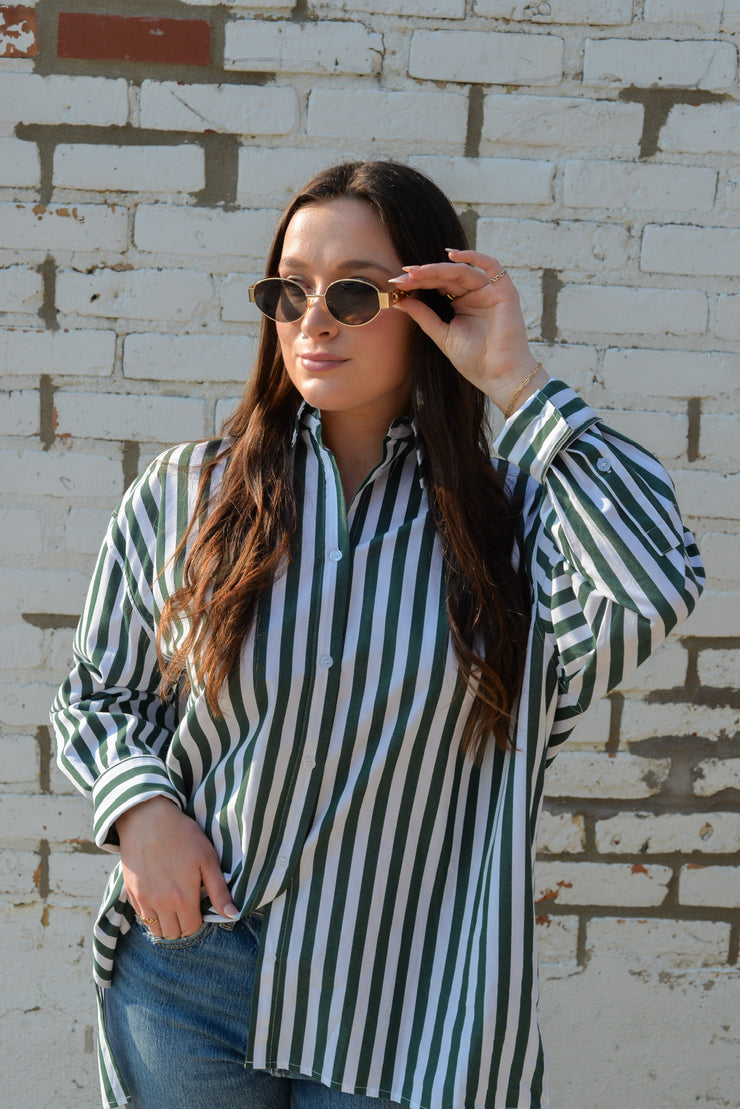 EVERGREEN BUTTON DOWN