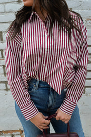 ACADEMY STRIPE BUTTON DOWN