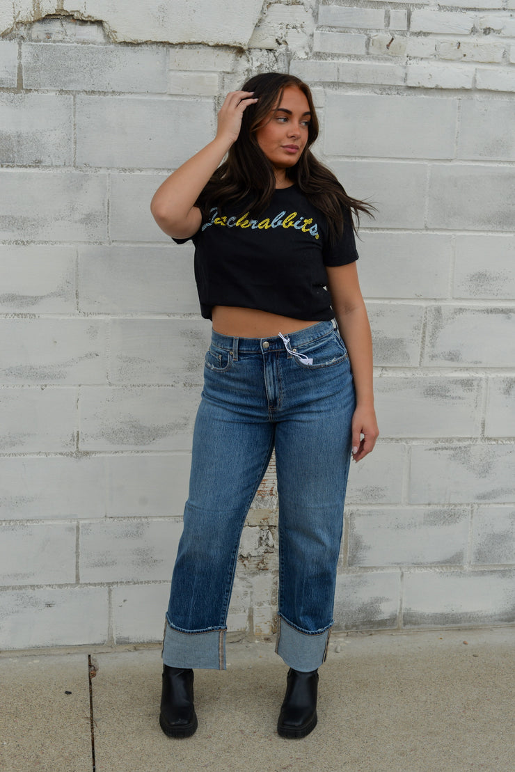 SDSU BEADED TEE