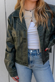 FOREST LEATHER JACKET