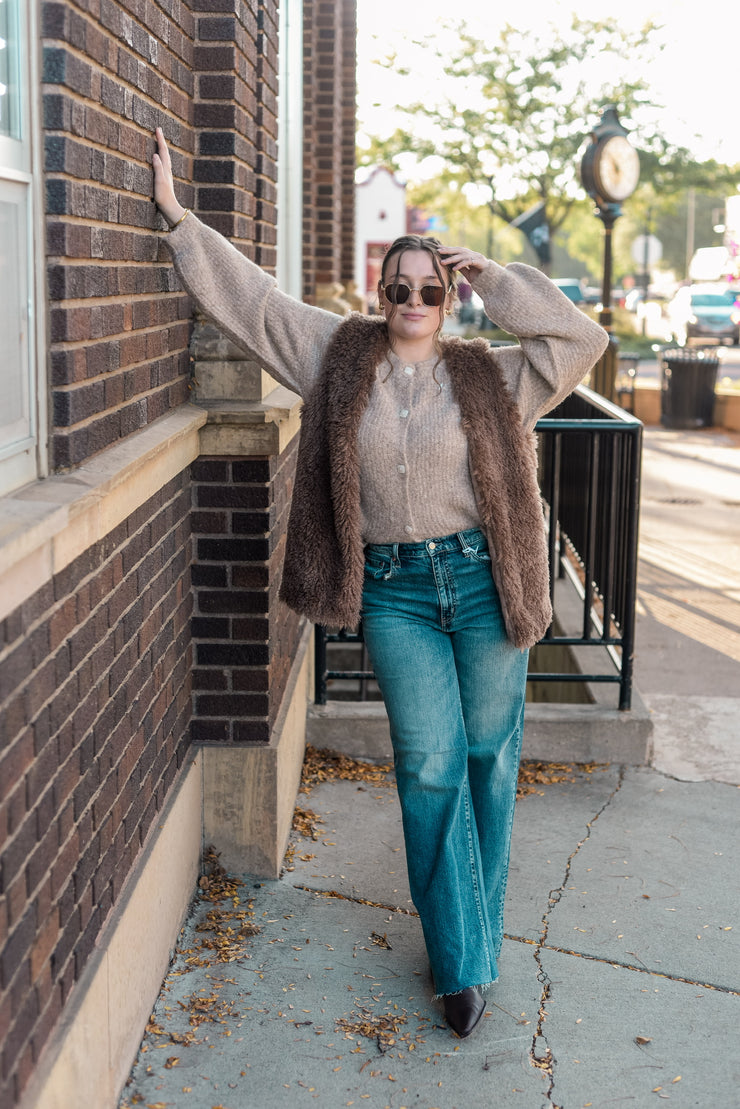 FAR OUT HIGH RISE DENIM