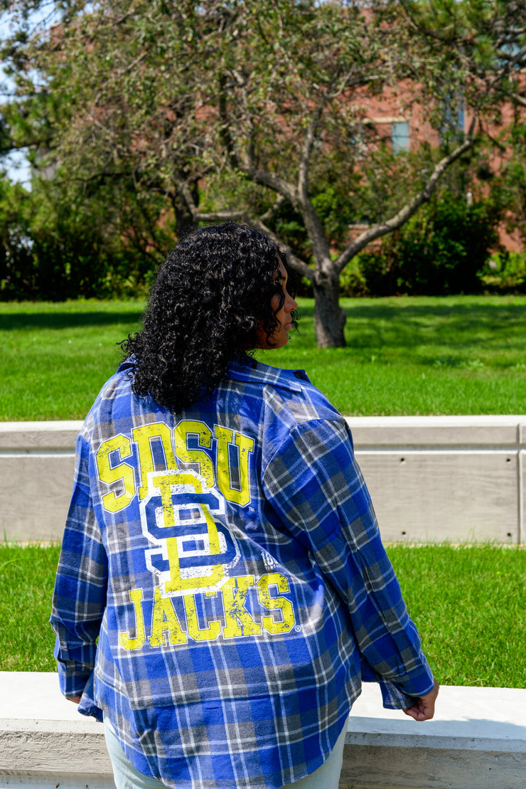 SDSU OVERSIZED FLANNEL