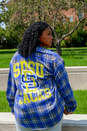 SDSU OVERSIZED FLANNEL