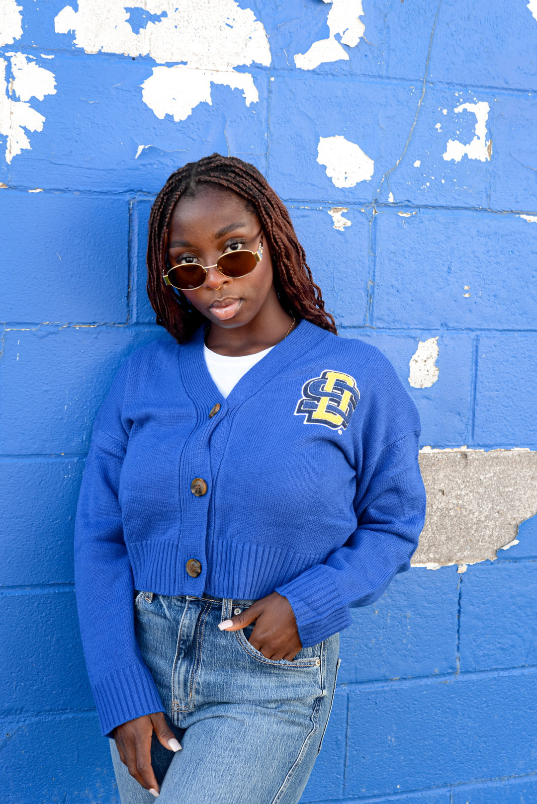 SDSU CHENILLE CARDIGAN – Socialight Boutique