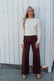 PENNY SEAMED WIDE LEG