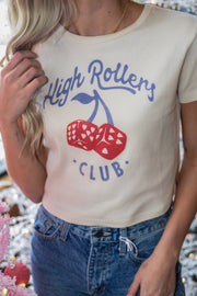 HIGH ROLLERS CLUB BABY TEE