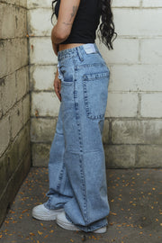 EXTRA BAGGY MID RISE