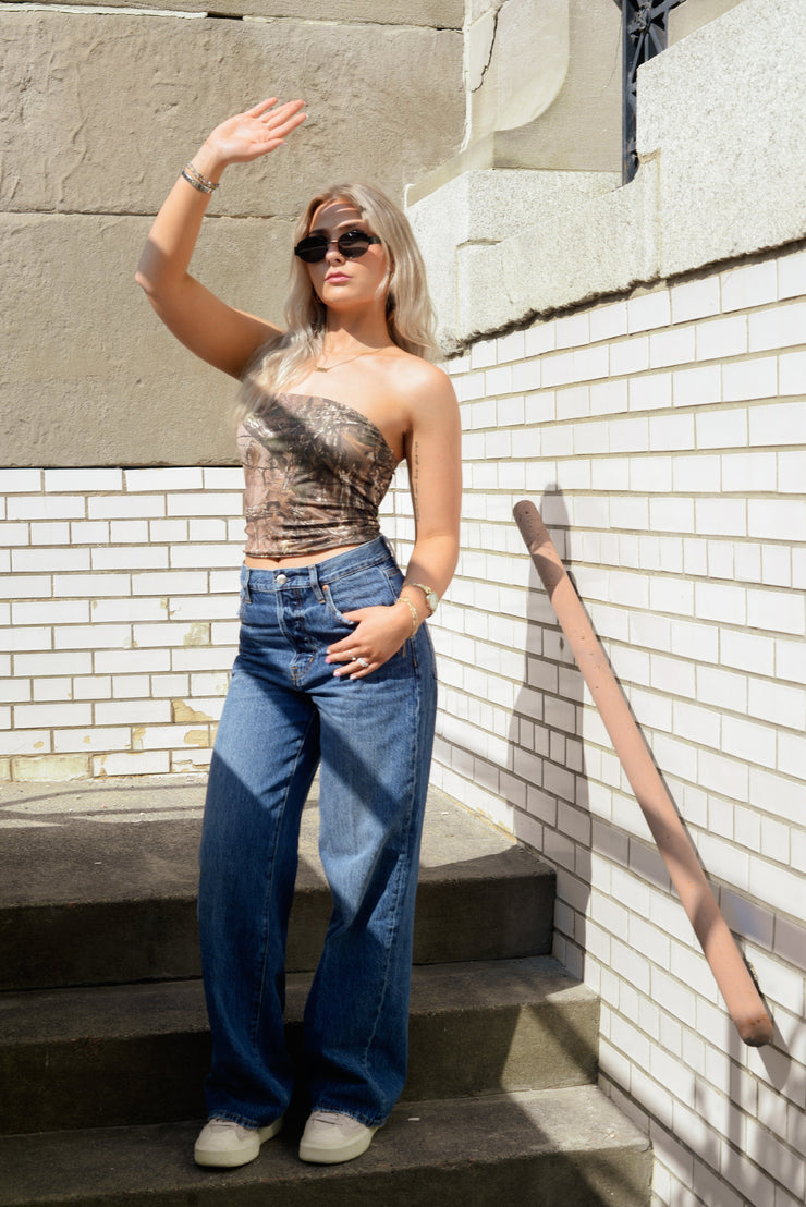 CAMO CRUSH TUBE TOP